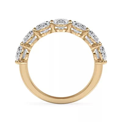 Oval Cut Lab Diamond 7 Stone Ring (3.50 ct. tw.)