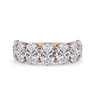 Oval Cut Lab Diamond 7 Stone Ring (5.00 ct. tw.)