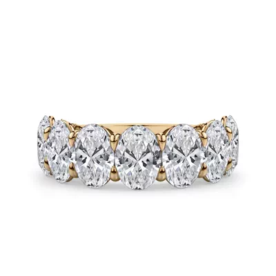 Oval Cut Lab Diamond 7 Stone Ring (5.00 ct. tw.)