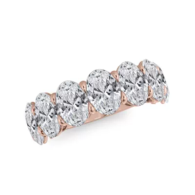 Oval Cut Diamond 7 Stone Ring (5.00 ct. tw.)