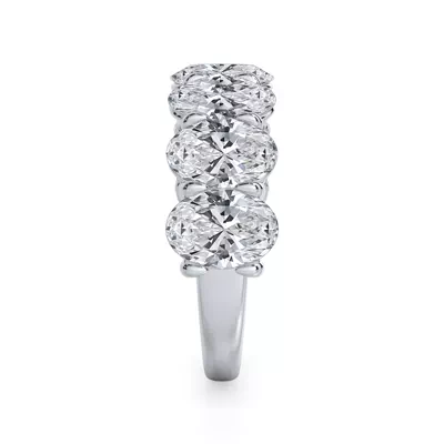 Oval Cut Diamond 7 Stone Ring (5.00 ct. tw.)