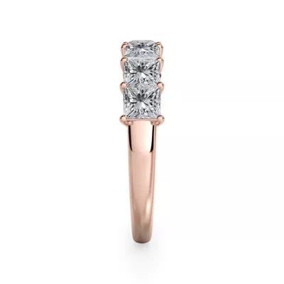 Princess Cut Lab Diamond 7 Stone Ring (1.50 ct. tw.)