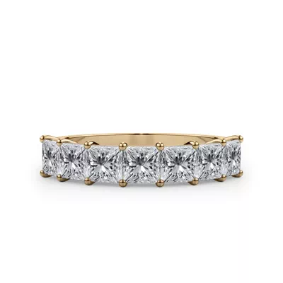 Princess Cut Lab Diamond 7 Stone Ring (1.50 ct. tw.)