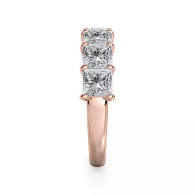 Princess Cut Lab Diamond 7 Stone Ring (3.00 ct. tw.)