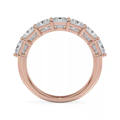 Princess Cut Lab Diamond 7 Stone Ring (3.00 ct. tw.)