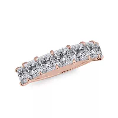 Princess Cut Lab Diamond 7 Stone Ring (3.00 ct. tw.)