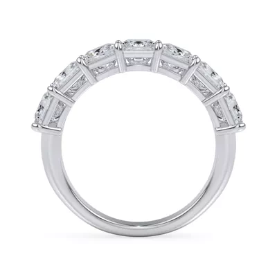 Princess Cut Lab Diamond 7 Stone Ring (3.00 ct. tw.)