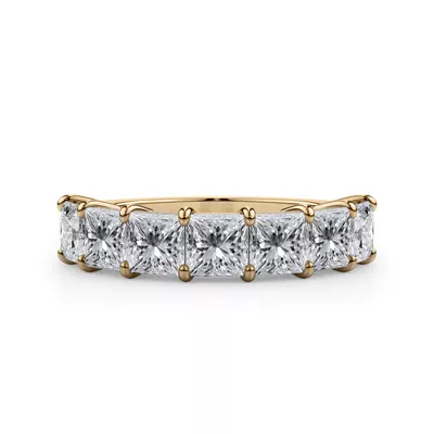 Princess Cut Lab Diamond 7 Stone Ring (3.00 ct. tw.)
