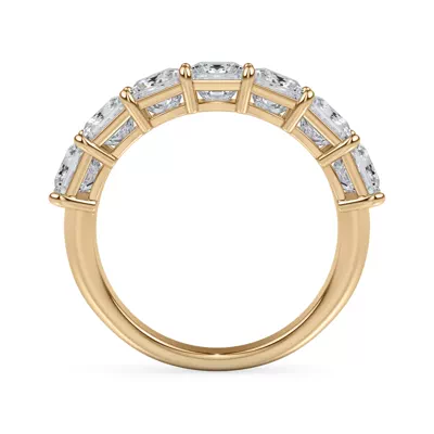 Princess Cut Lab Diamond 7 Stone Ring (3.00 ct. tw.)