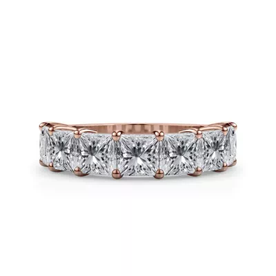 Princess Cut Lab Diamond 7 Stone Ring (3.50 ct. tw.)