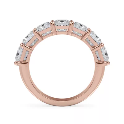 Princess Cut Lab Diamond 7 Stone Ring (3.50 ct. tw.)