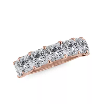 Princess Cut Lab Diamond 7 Stone Ring (3.50 ct. tw.)