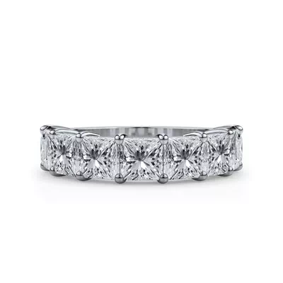 Princess Cut Lab Diamond 7 Stone Ring (3.50 ct. tw.)