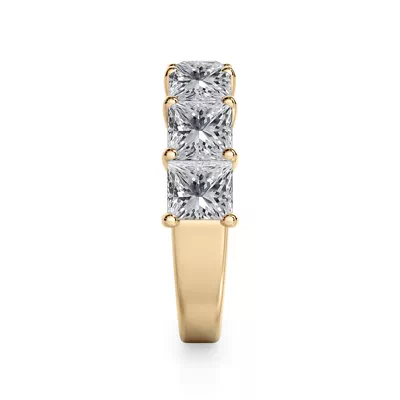 Princess Cut Diamond 7 Stone Ring (3.50 ct. tw.)