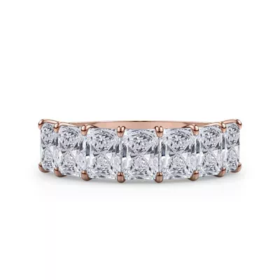 Radiant Cut Lab Diamond 7 Stone Ring (3.00 ct. tw.)