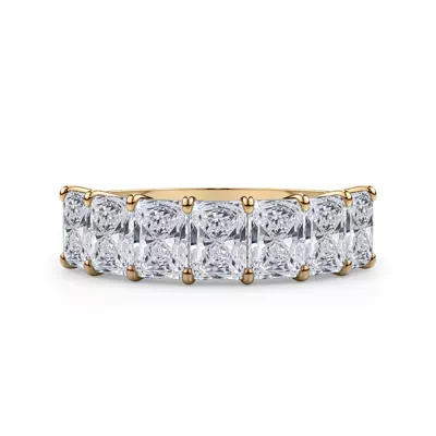 Radiant Cut Lab Diamond 7 Stone Ring (3.00 ct. tw.)
