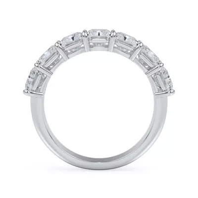 Radiant Cut Lab Diamond 7 Stone Ring (3.50 ct. tw.)