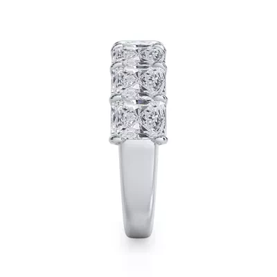 Radiant Cut Lab Diamond 7 Stone Ring (3.50 ct. tw.)