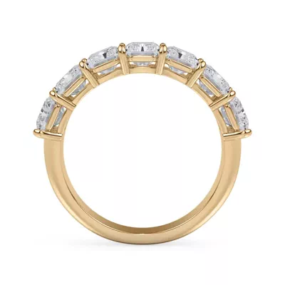 Radiant Cut Lab Diamond 7 Stone Ring (3.50 ct. tw.)