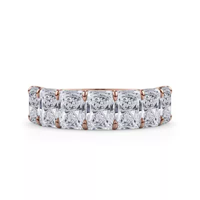 Radiant Cut Lab Diamond 7 Stone Ring (5.00 ct. tw.)