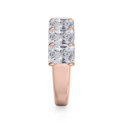 Radiant Cut Lab Diamond 7 Stone Ring (5.00 ct. tw.)