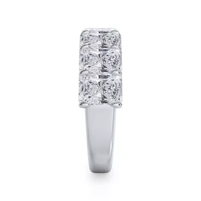 Radiant Cut Lab Diamond 7 Stone Ring (5.00 ct. tw.)