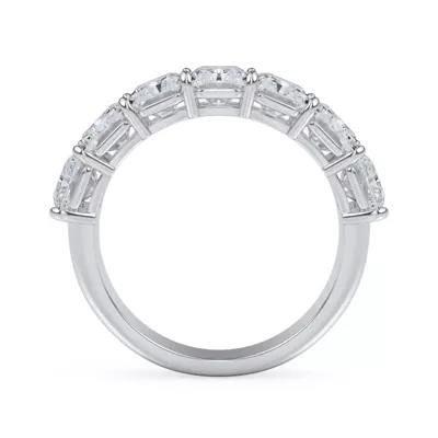 Radiant Cut Lab Diamond 7 Stone Ring (5.00 ct. tw.)