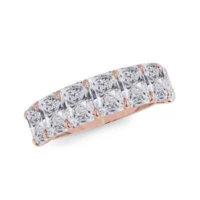 Radiant Cut Diamond 7 Stone Ring (5.00 ct. tw.)