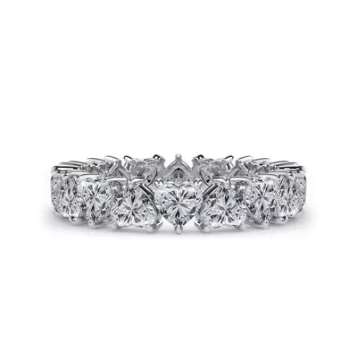 Heart Lab Diamond Eternity Ring (2.70 ct. tw.)