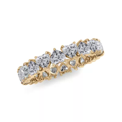 Heart Lab Diamond Eternity Ring (3.60 ct. tw.)