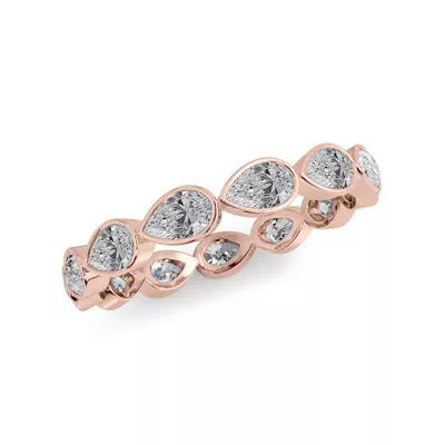 East-West Pear Bezel Diamond Eternity Ring (1.20 ct. tw.)