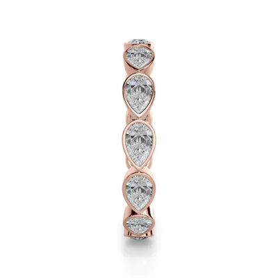 East-West Pear Bezel Lab Diamond Eternity Ring (1.20 ct. tw.)