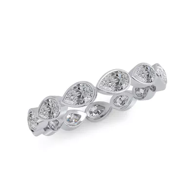 East-West Pear Bezel Diamond Eternity Ring (1.20 ct. tw.)