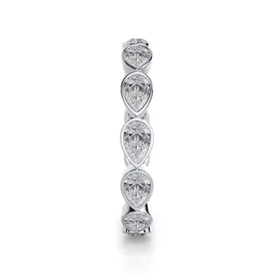 East-West Pear Bezel Lab Diamond Eternity Ring (1.20 ct. tw.)