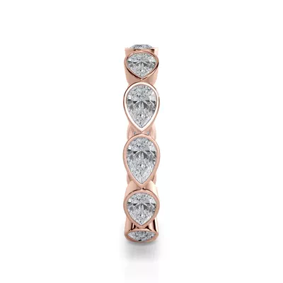 East-West Pear Bezel Lab Diamond Eternity Ring (1.80 ct. tw.)