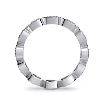 East-West Pear Bezel Diamond Eternity Ring (1.80 ct. tw.)