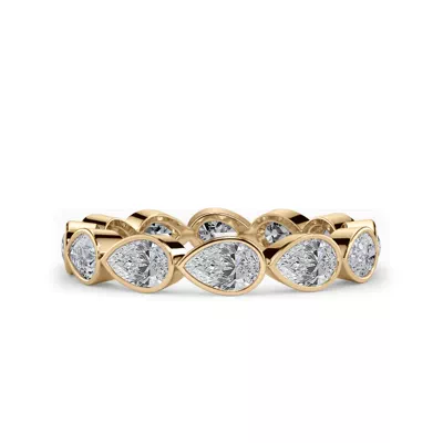 East-West Pear Bezel Lab Diamond Eternity Ring (1.80 ct. tw.)