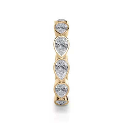 East-West Pear Bezel Lab Diamond Eternity Ring (1.80 ct. tw.)