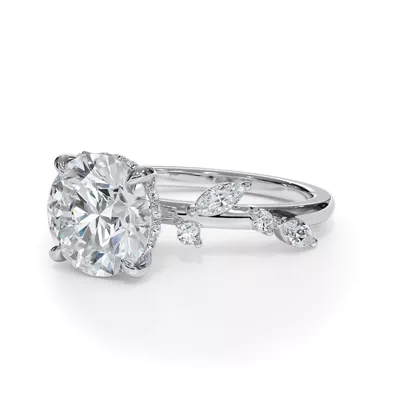 Autumn Cascade Diamond Engagement Ring
