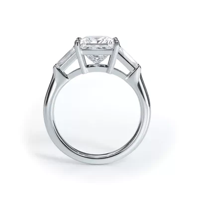 Bellora Grand Tapered Lab Baguette Engagement Ring