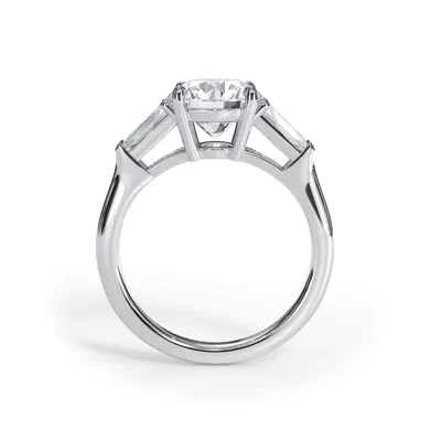 Bellora Grand Tapered Baguette Engagement Ring