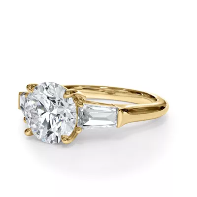Bellora Grand Tapered Baguette Engagement Ring
