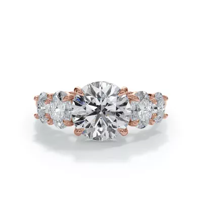 Bellora Graduated Oval Engagement Ring