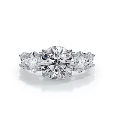 Bellora Graduated Oval Lab Engagement Ring