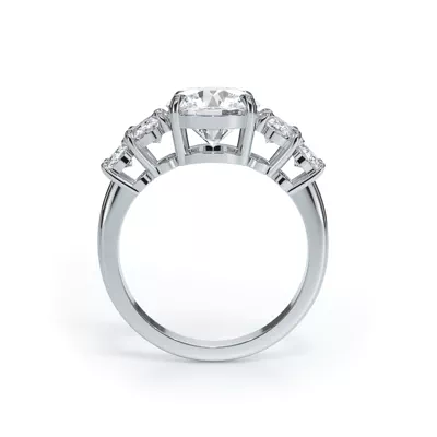 Bellora Graduated Oval Lab Engagement Ring