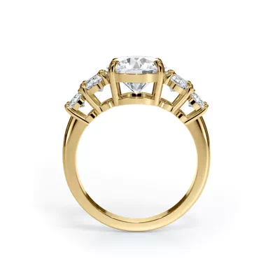 Bellora Graduated Oval Lab Engagement Ring