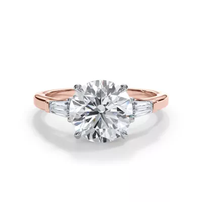 Bellora Petite Tapered Baguette Engagement Ring
