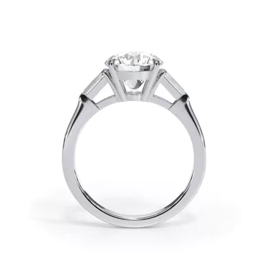 Bellora Petite Tapered Baguette Engagement Ring