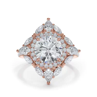 Opuluxe Double Lab Halo Engagement Ring