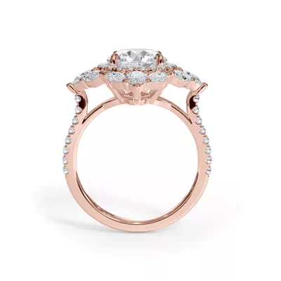 Opuluxe Double Lab Halo Engagement Ring